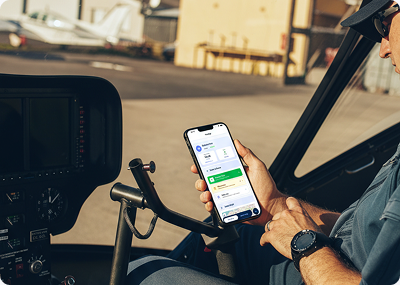 PilotApp syncing with the aircraft logbook